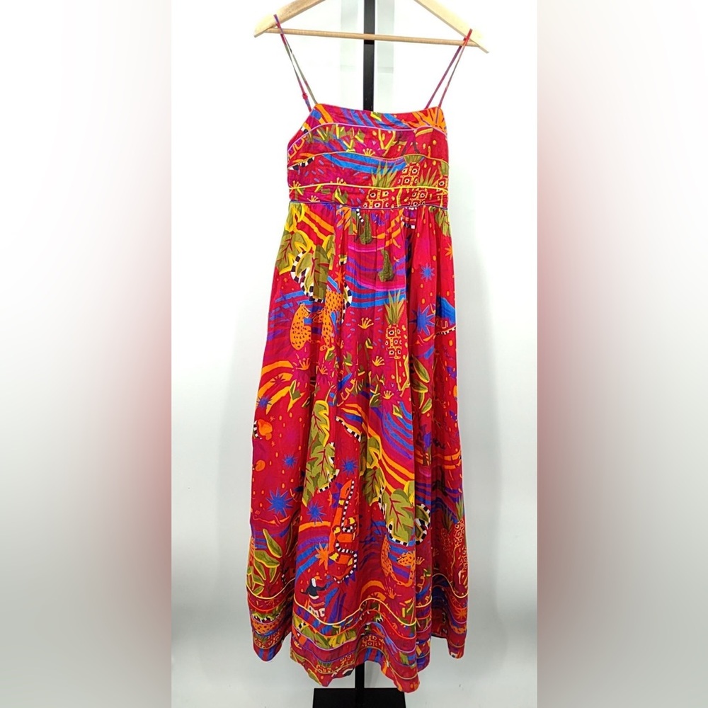Farm Rio Printed Cotton-Voile Maxi Dress - Picture 7 of 8